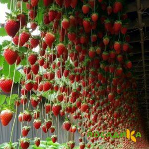 Клубника ампельная Анастасия купить по цене от 370р. в интернет-магазине «Посадика» с доставкой почтой в в Всеволожске и по всей России – [изображение №1].